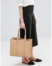 beige Shopper Tasche von Asos