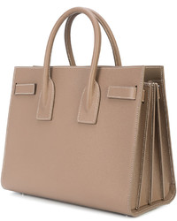 beige Shopper Tasche von Saint Laurent