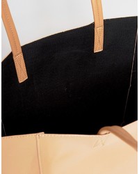 beige Shopper Tasche von Asos