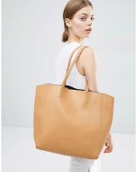 beige Shopper Tasche von Asos