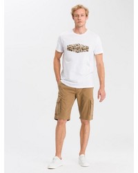 beige Shorts von Cross Jeans