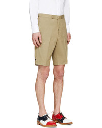 beige Shorts von Thom Browne