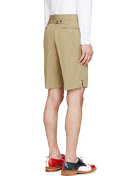 beige Shorts von Thom Browne