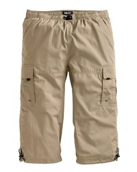 beige Shorts von MEN PLUS BY HAPPY SIZE