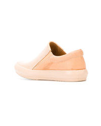 beige Slip-On Sneakers aus Leder von Both