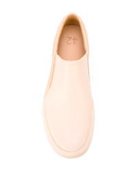 beige Slip-On Sneakers aus Leder von Both