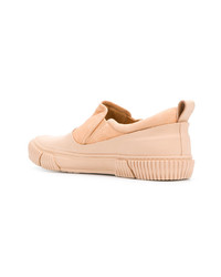 beige Slip-On Sneakers aus Leder von Both