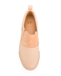 beige Slip-On Sneakers aus Leder von Both