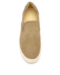 beige Slip-On Sneakers aus Wildleder von OSKLEN