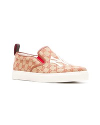 beige Slip-On Sneakers von Gucci