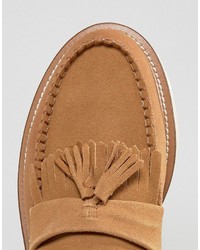 beige Slipper mit Quasten von Dr. Martens