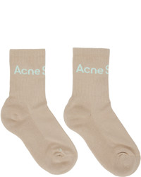 beige Socken von Acne Studios