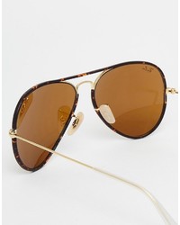 beige Sonnenbrille von Ray-Ban