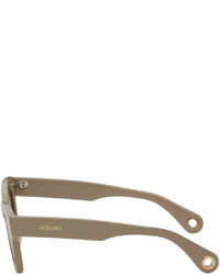 beige Sonnenbrille von Jacquemus