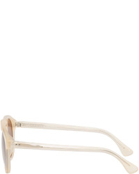 beige Sonnenbrille von Dries Van Noten