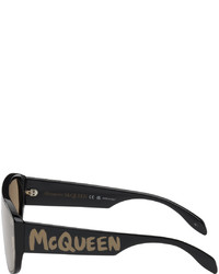 beige Sonnenbrille von Alexander McQueen