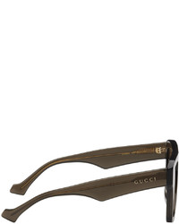 beige Sonnenbrille von Gucci