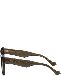 beige Sonnenbrille von Gucci