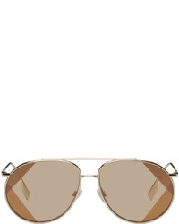 beige Sonnenbrille von Burberry