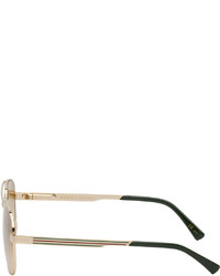 beige Sonnenbrille von Gucci