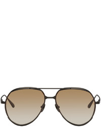 beige Sonnenbrille von Linda Farrow