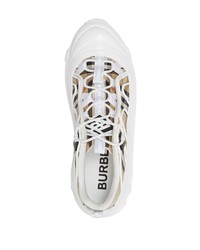 beige Sportschuhe von Burberry