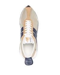 beige Sportschuhe von Lanvin