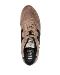 beige Sportschuhe von Hogan