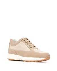 beige Sportschuhe von Hogan