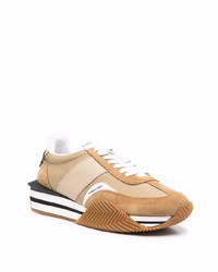 beige Sportschuhe von Tom Ford