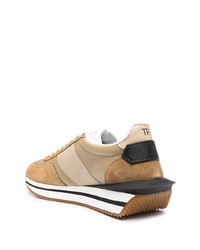 beige Sportschuhe von Tom Ford