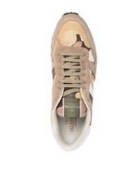 beige Sportschuhe von Valentino Garavani