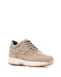 beige Sportschuhe von Hogan