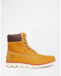 beige Stiefel von Timberland