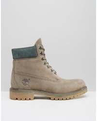 beige Stiefel von Timberland