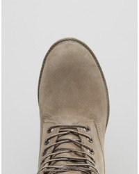 beige Stiefel von Timberland