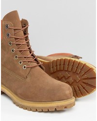 beige Stiefel von Timberland