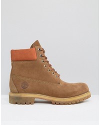 beige Stiefel von Timberland