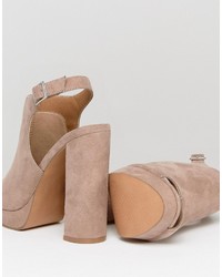 beige Stiefel von Asos