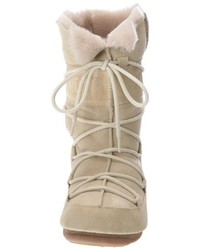 beige Stiefel von Moon Boot