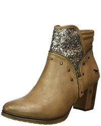 beige Stiefel von Mustang