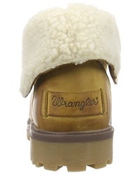 beige Stiefel von Wrangler