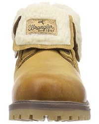 beige Stiefel von Wrangler