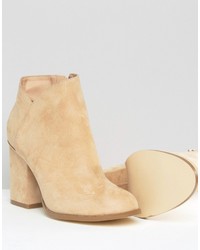 beige Stiefeletten von Asos