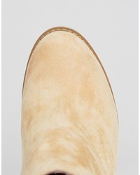 beige Stiefeletten von Asos