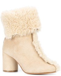 beige Stiefeletten von Maison Margiela