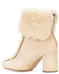 beige Stiefeletten von Maison Margiela