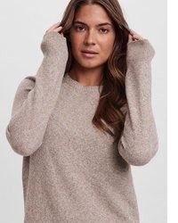 beige Strick Kleid von Vero Moda