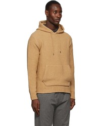 beige Strick Pullover mit einem Kapuze von Ralph Lauren Purple Label