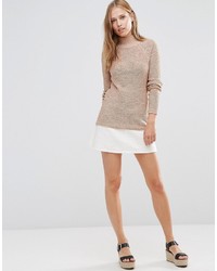 beige Strick Pullover von Vila